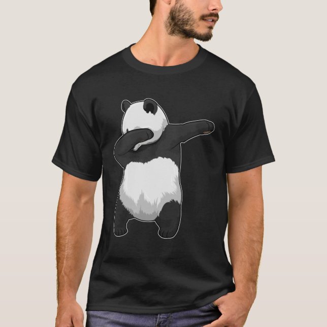 T-shirt Panda à Hip hop Dance Dab (Devant)