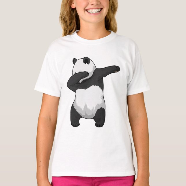 T-shirt Panda à Hip hop Dance Dab (Devant)