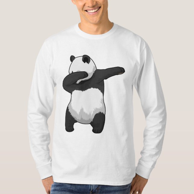 T-shirt Panda à Hip hop Dance Dab (Devant)