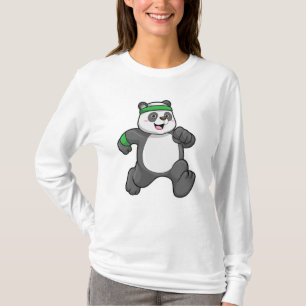 T-shirt Panda à Jogging avec bandeau