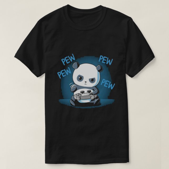 T-shirt Panda à mâcher standard TeeTurtle (Design devant)