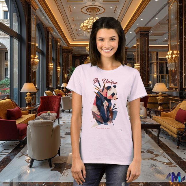 T-shirt Panda Abstracto y Único (Créateur téléchargé)