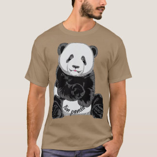 T-shirt Panda amusant