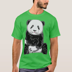 T-shirt Panda amusant