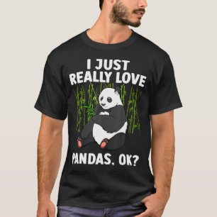 T-shirt Panda Art Pour Hommes Femmes Animal Giant Panda Ou