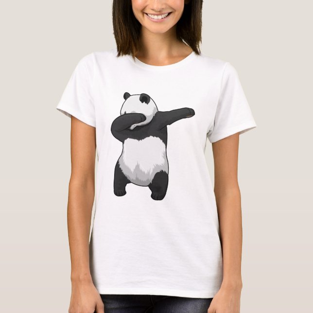 T-shirt Panda at Hip Hop Dance Dab (Devant)