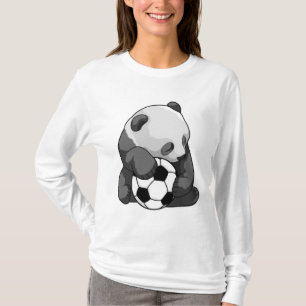 T-shirt Panda avec balle de football
