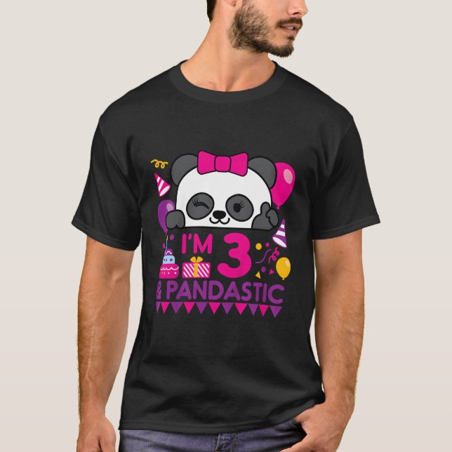 T-shirt Panda Avec Ballotte 3 Py (Devant)