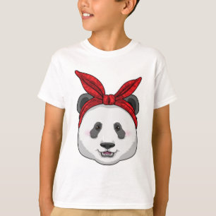 T-shirt Panda avec Bandana