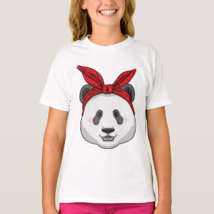 T-shirt Panda avec Bandana
