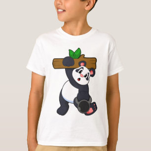 T-shirt Panda avec bois à l'entraînement Force