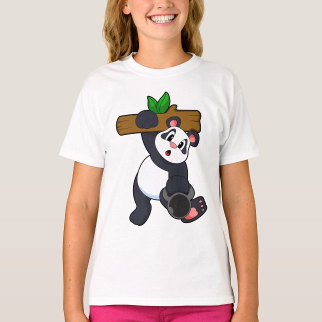 T-shirt Panda avec bois à l'entraînement Force (Devant)