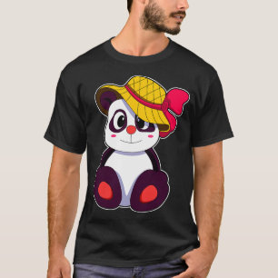 T-shirt Panda avec chapeau