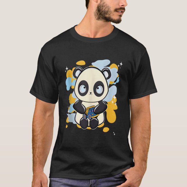 T-shirt Panda avec jouet (Devant)