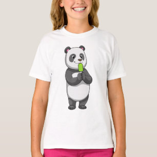 T-shirt Panda avec Popsicle