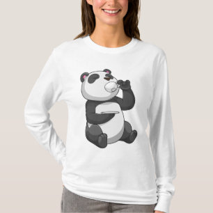 T-shirt Panda avec Tea Cup