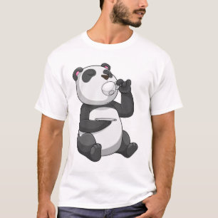T-shirt Panda avec Tea Cup