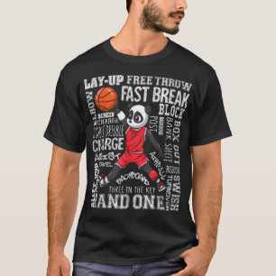 T-shirt Panda Basket