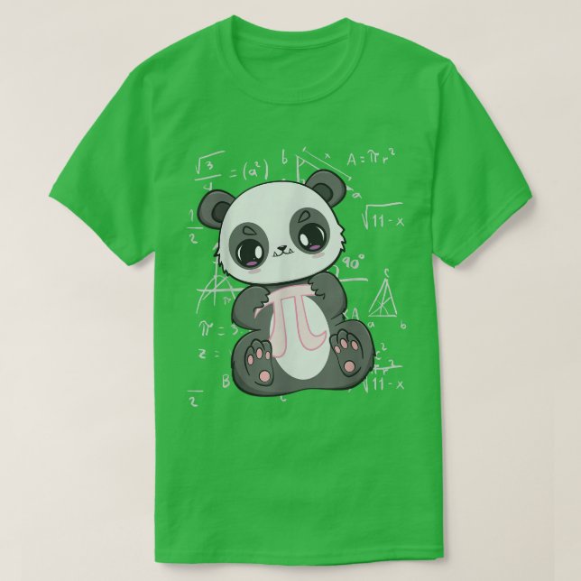 T-shirt Panda Bear 3 Pi Day (Design devant)