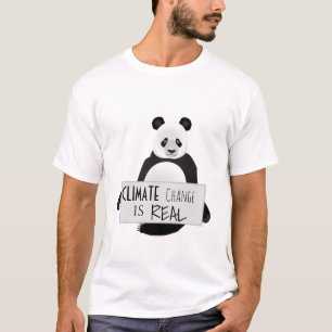 T-shirt Panda Bear Changement climatique réel