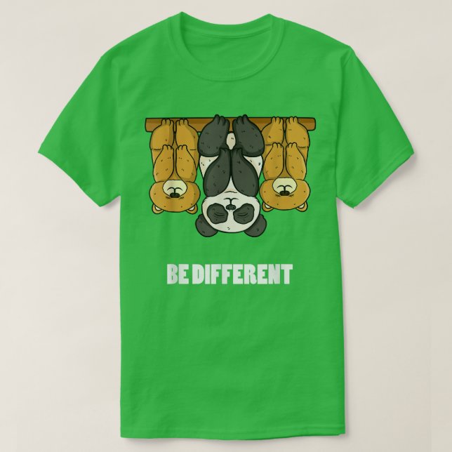 T-shirt Panda-Bear Edition Be Different  (Design devant)