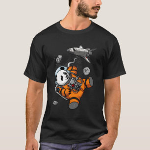 T-shirt Panda Bear Espace Astronaut Animal