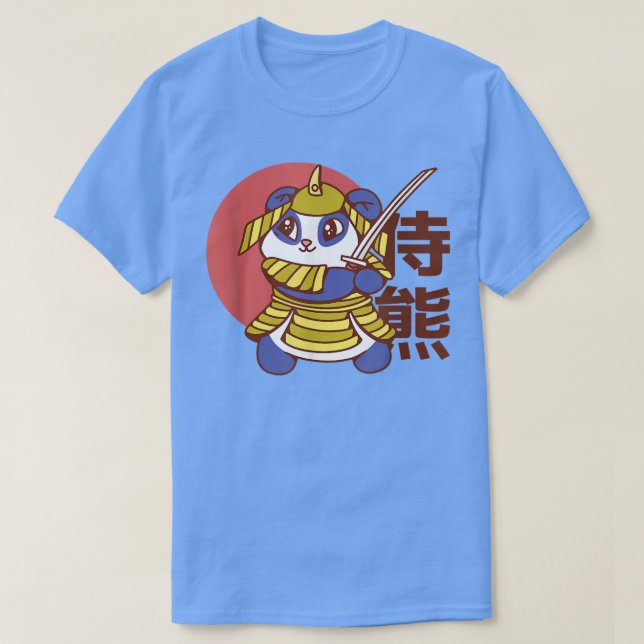 T-shirt Panda Bear Guerrier Samurai Avec Des Épées Pour Ga (Design devant)