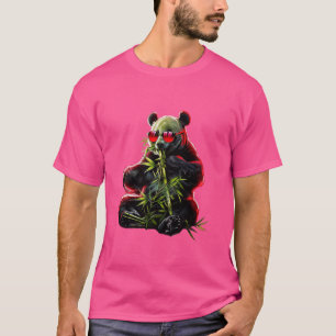 T-shirt Panda Bear Motif mignon animal amoureux Safari Pan