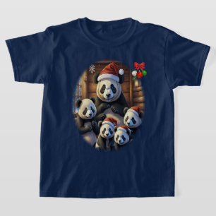 T-shirt Panda Bear Noël