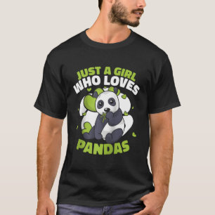 T-shirt Panda Bear Pandas Animal Juste Un Baseball