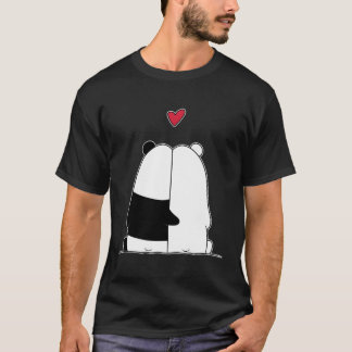 T-shirt Panda Bear Polar Bear Love Day