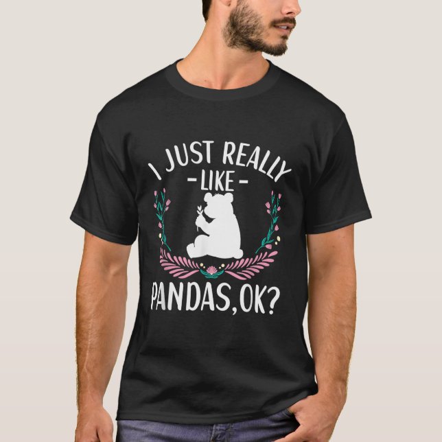 T-shirt Panda Bear Pour Panda (Devant)