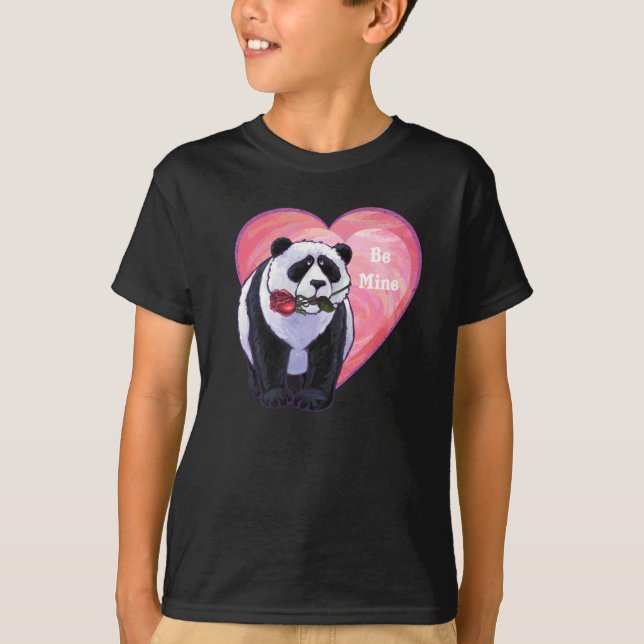 T-shirt Panda Bear Saint Valentin (Devant)