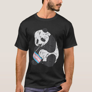 T-shirt Panda Bear Transgender Flag Trans Pride LGBT Anima