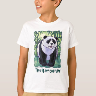 T-shirt Panda Bear Voici Mon Costume Tee - shirts légers