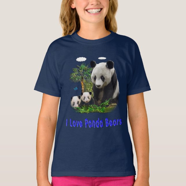 T-shirt Panda Bears (Devant)