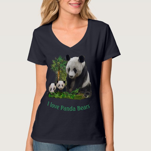 T-shirt Panda Bears (Devant)