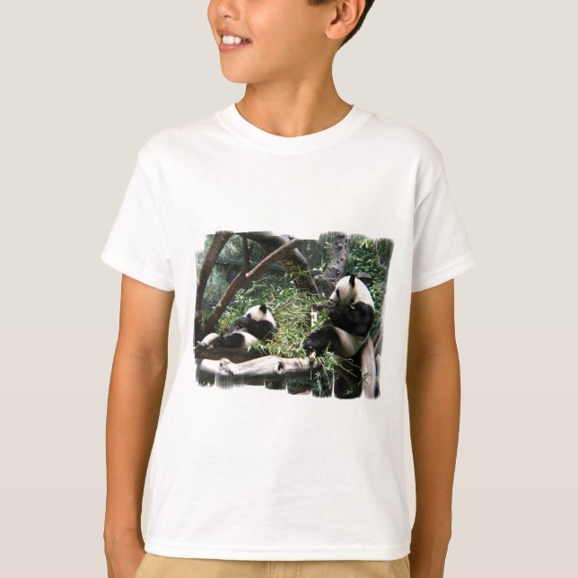T-shirt Panda Bears Sweatshirt pour enfants (Devant)