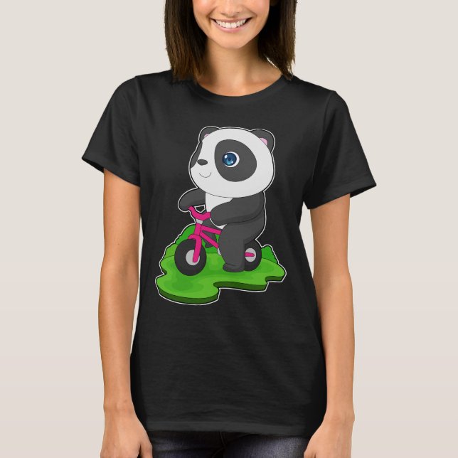 T-shirt Panda Bicycle (Devant)