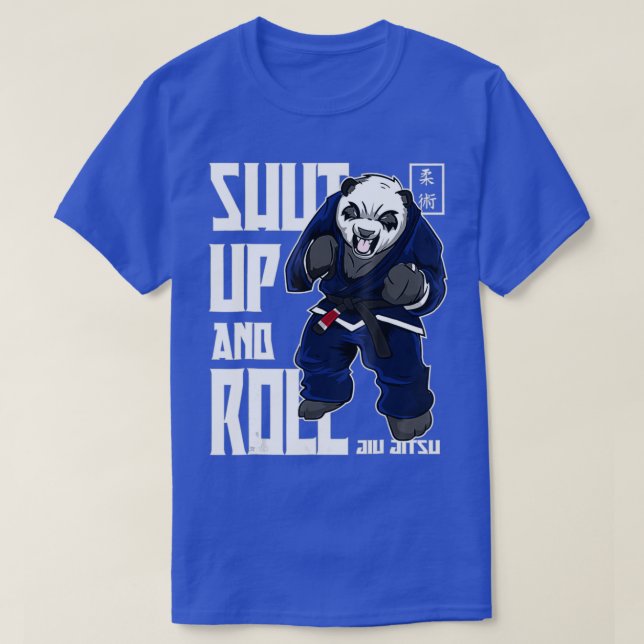 T-shirt Panda Bjj Brésil Jiu Jitsu Mixed martial art Bjj (Design devant)