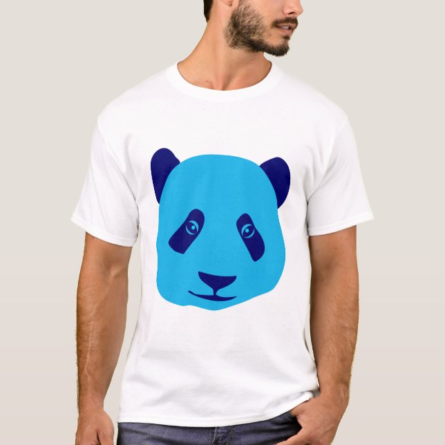 T-shirt Panda Bleu (Devant)