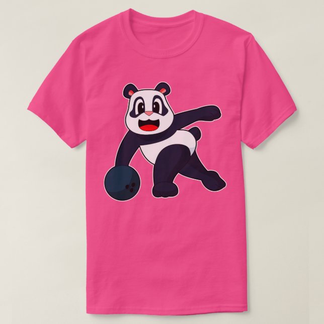 T-shirt Panda Bowling (Design devant)