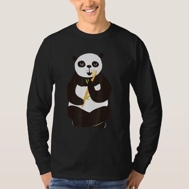 T-shirt Panda brosse dents dents oral hygiéniste dents (Devant)