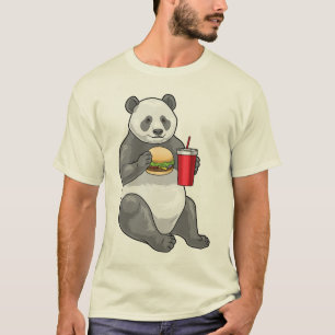 T-shirt Panda Cheeseburger