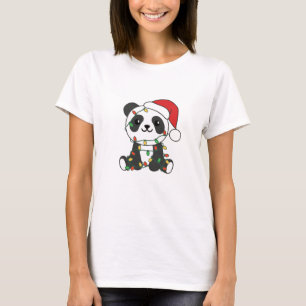 T-shirt Panda Christma Winter Animals Pandas