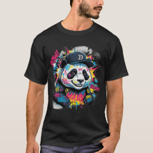 T-shirt Panda Coloré
