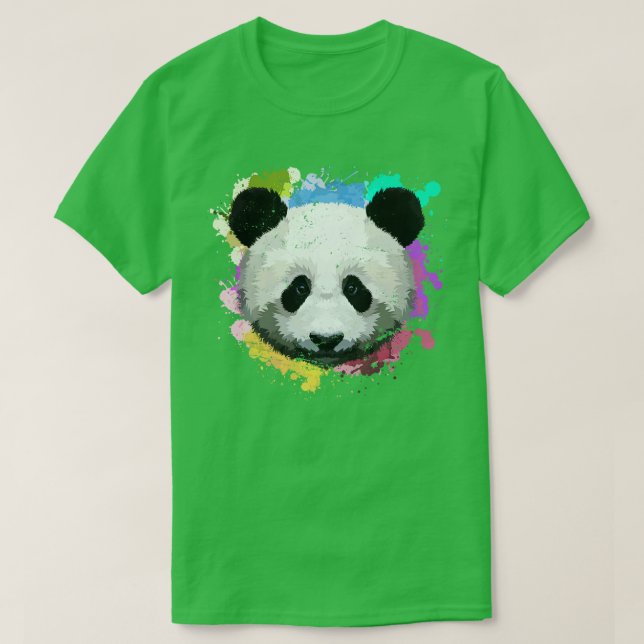 T-shirt Panda coloré (Design devant)