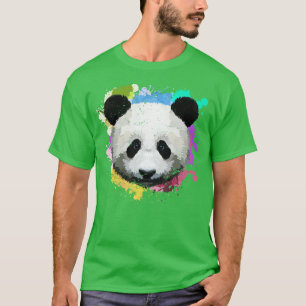 T-shirt Panda coloré