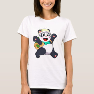 T-shirt Panda comme étudiant