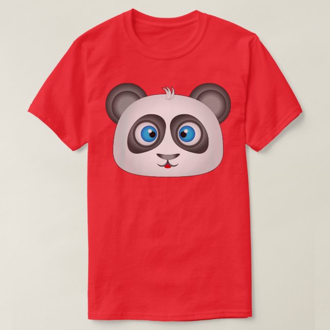 T-shirt Panda convivial pour les animaux mignons 5 (Design devant)